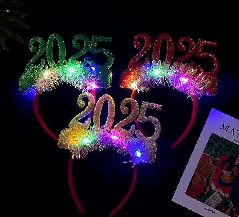 Wholesale Christmas New Year Sequins Decoration Holiday Party Headpieces Headband